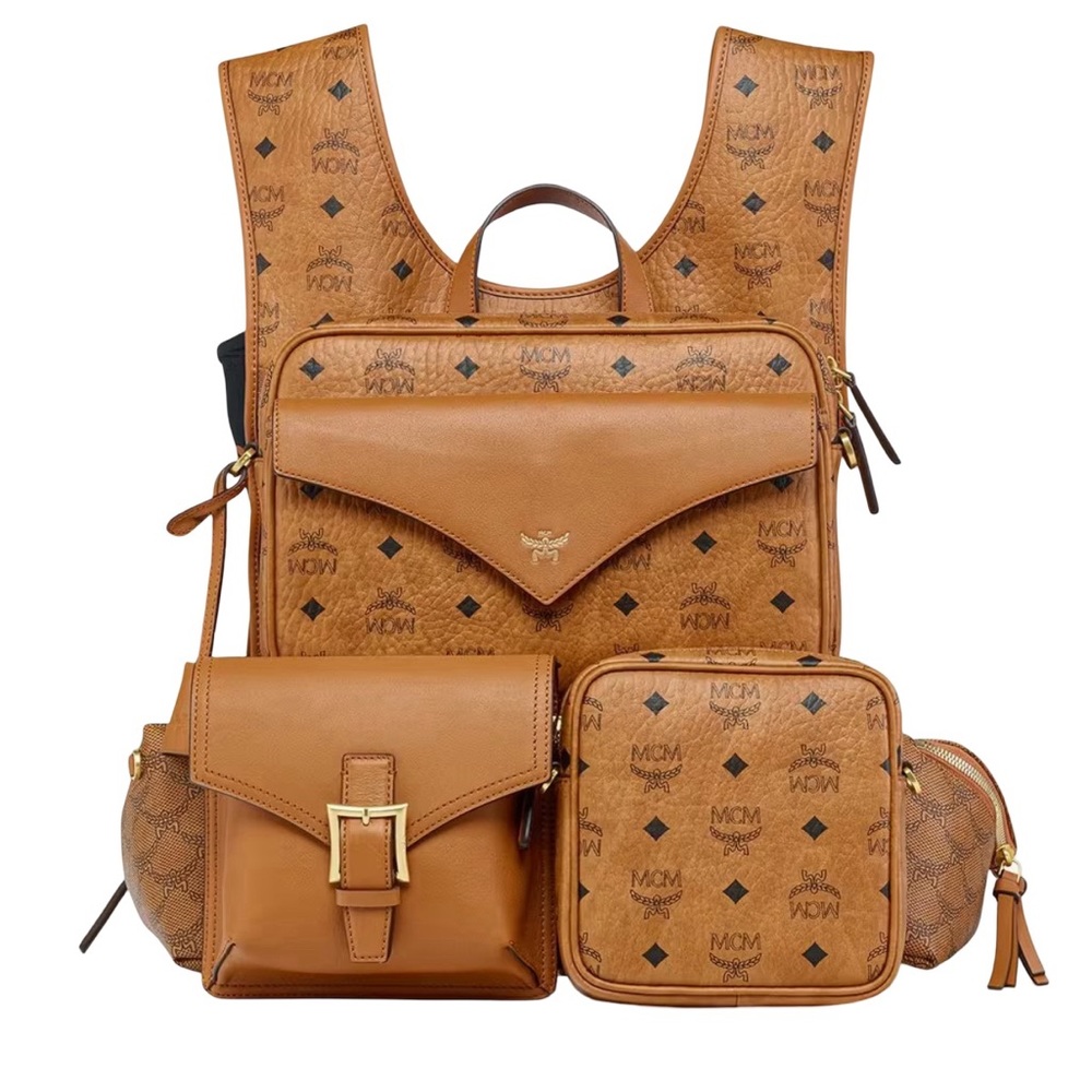 MCM Aren Multi-Backpack In Visetos